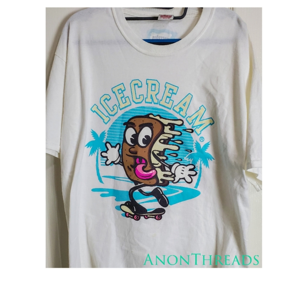 Ice Cream Skateboard Tee Shirt
